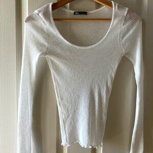 Zara Ls Knit Top (tags)